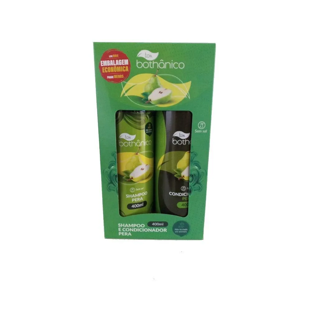 KIT SHAMPOO + CONDICIONADOR TOK BOTHâNICO PERA 400ML
