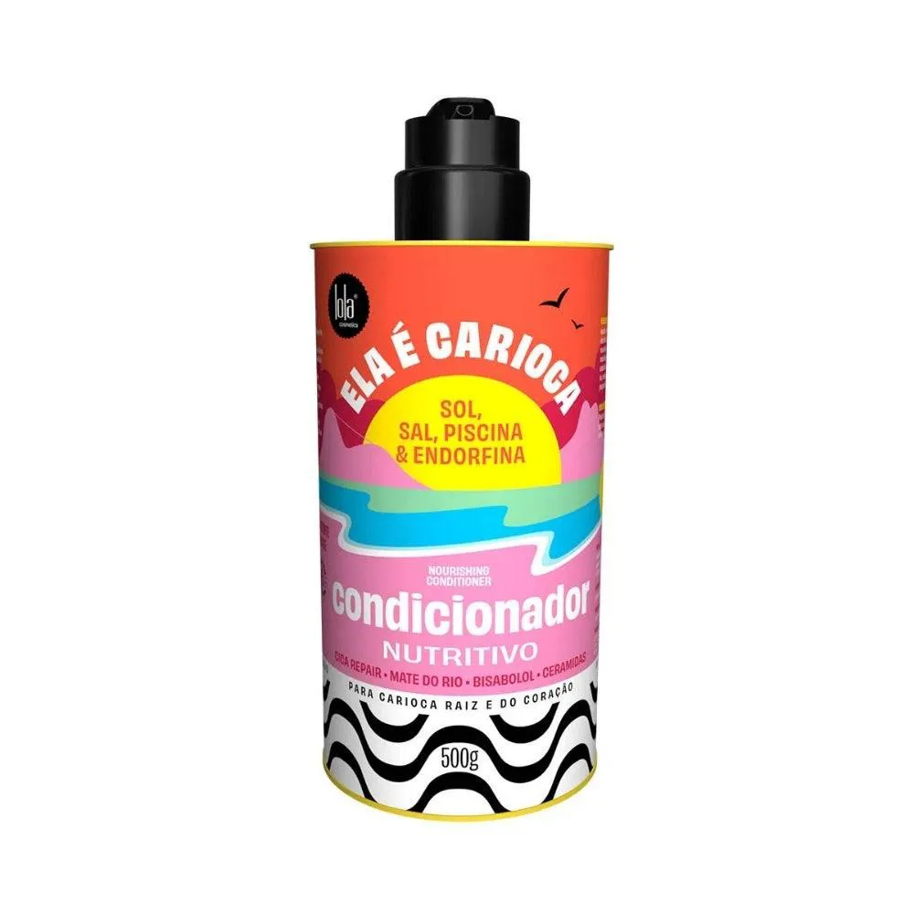 CONDICIONADOR NUTRITIVO LOLA COSMéTICOS ELA É CARIOCA LOLA VAI À PRAIA 500GR