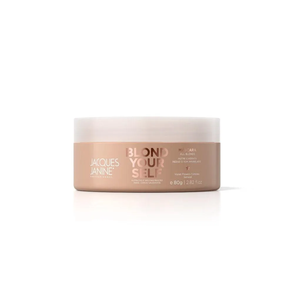 MáSCARA CAPILAR JACQUES JANINE BLOND YOURSELF 80G