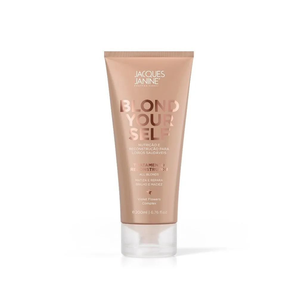 MáSCARA TRATAMENTO RECONSTRUTOR JACQUES JANINE BLOND YOURSELF 200ML
