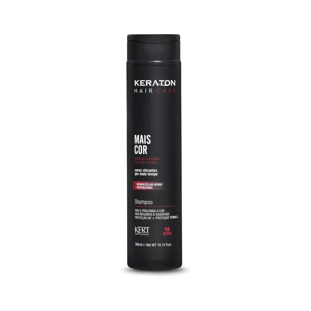Shampoo Vegano Matizador Keraton Mais Cor 300ml
