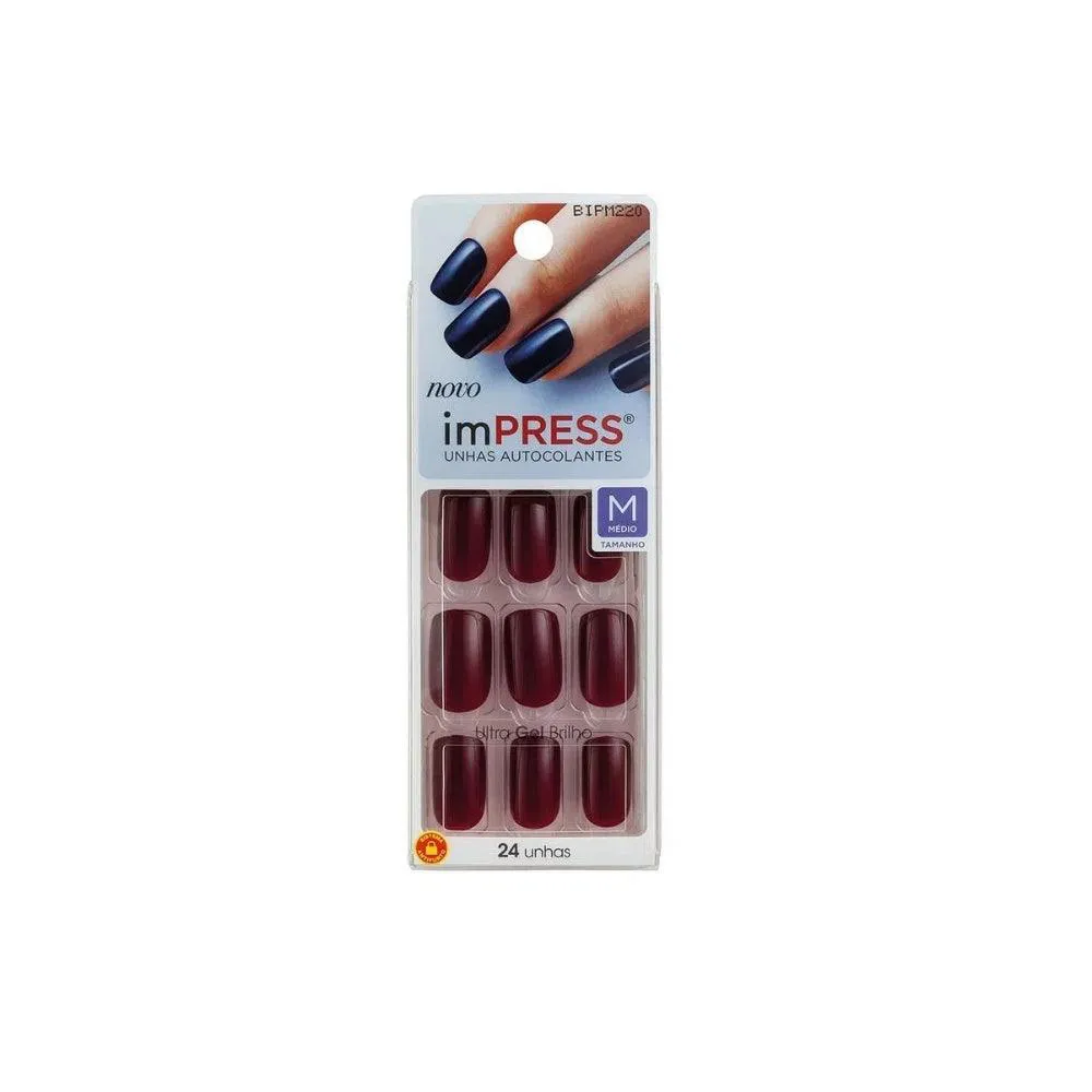 UNHAS POSTIçAS KISS IMPRESS PRETTY