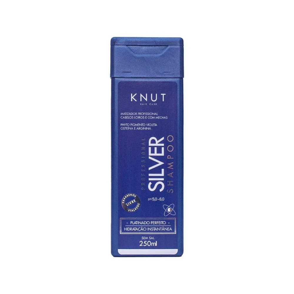 Shampoo Vegano Matizador Knut Silver 250ml