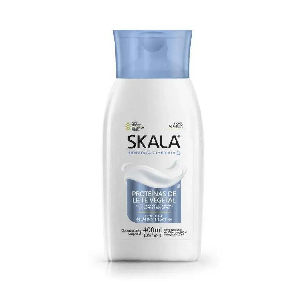 LOçãO HIDRATANTE CORPO SKALA PROTEINAS DO LEITE 400ML