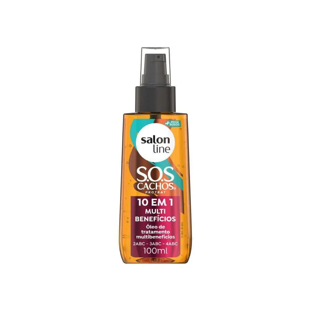 ÓLEO SALON LINE SOS 10 EM 1 MULTIBENEFíCIOS PODEROSOS 100ML