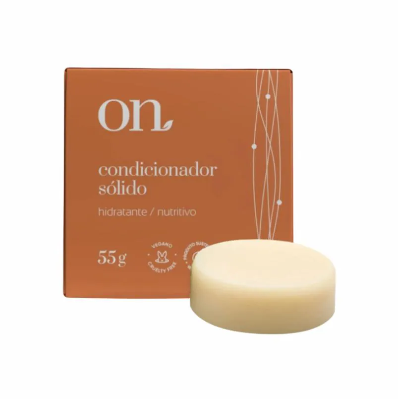 KIT 3X: CONDICIONADOR EM BARRA SóLIDO HIDRATANTE/NUTRITIVO NATURAL 55G