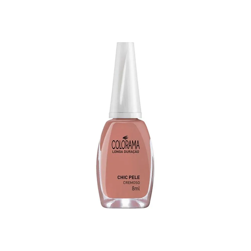KIT ESMALTE COLORAMA CREMOSO CHIC BEGE (5 UNIDADES)