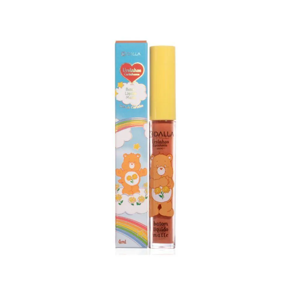 BATOM LíQUIDO DALLA MATTE COR 03 CARINHOSINHA  URSINHOS CARINHOSOS 4ML