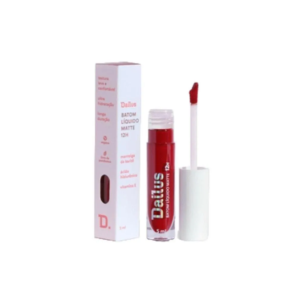BATOM LíQUIDO DAILUS MATTE 12H COR RUBI 5ML