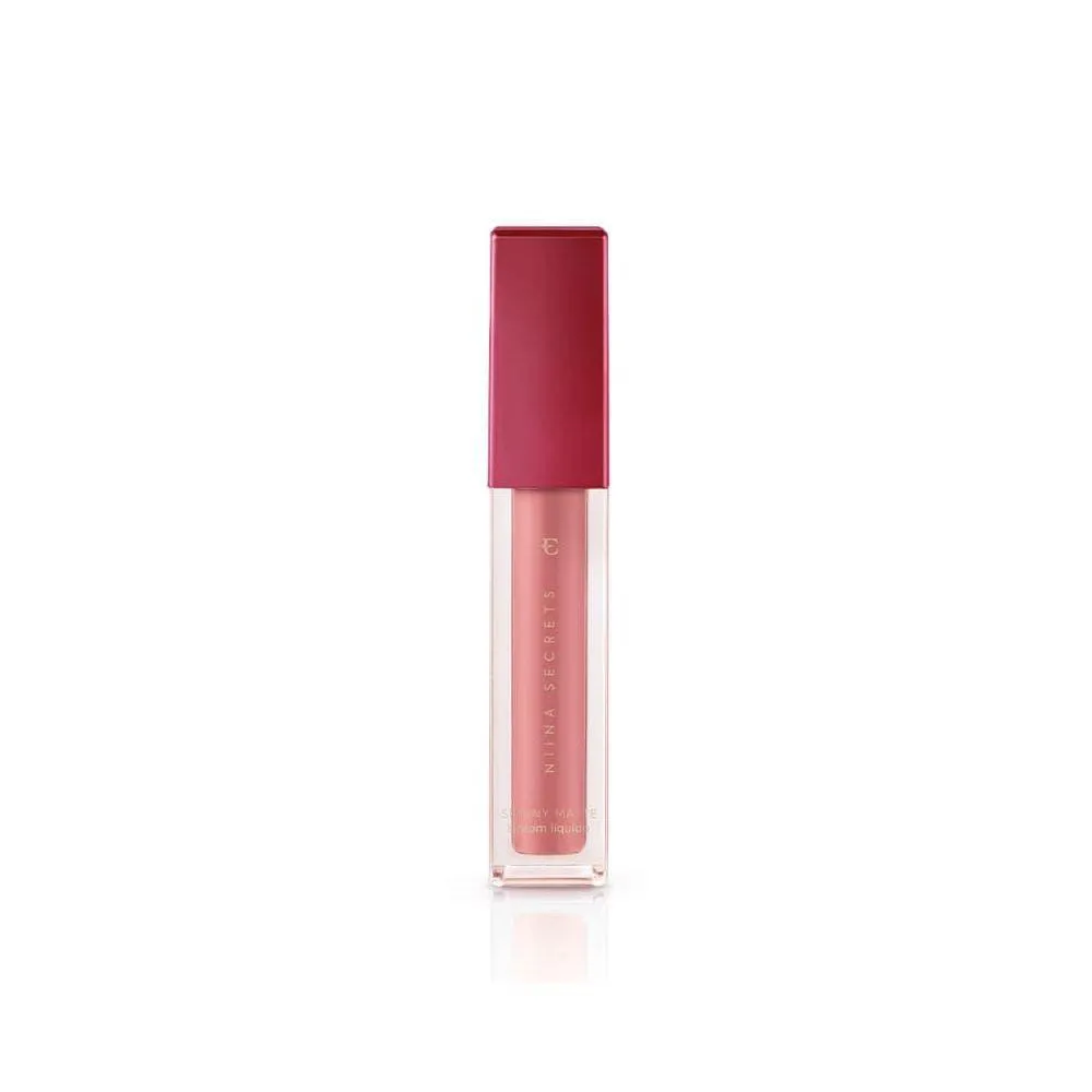 BATOM LíQUIDO MATTE NIINA SECRETS SKINNY ROSE GARDêNIA 5ML