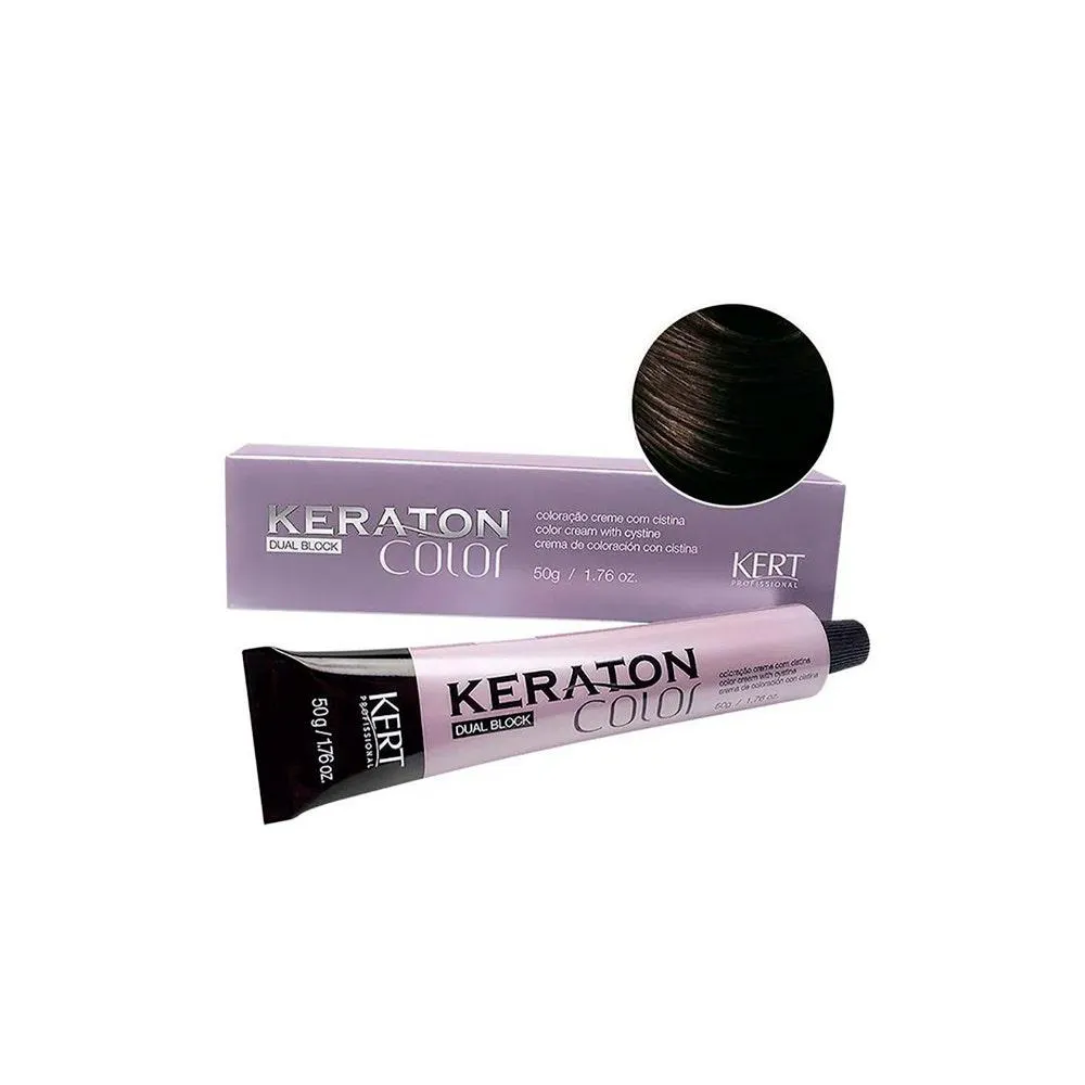 TINTURA KERATON COLOR DUAL BLOCK 5 CASTANHO CLARO