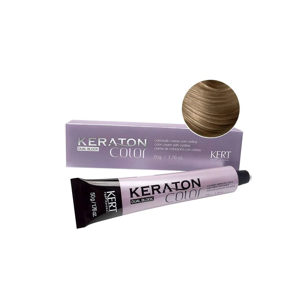 TINTURA KERATON COLOR DUAL BLOCK 7.1 LOURO ACINZENTADO