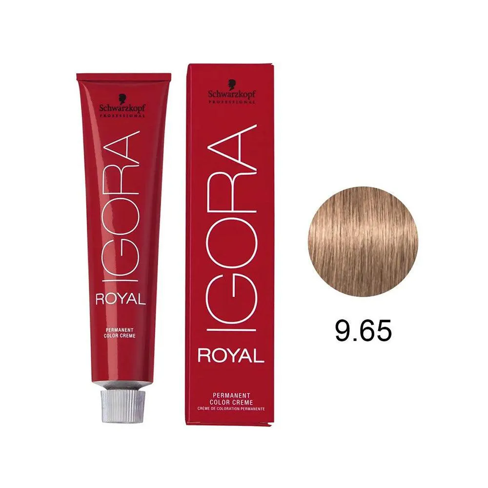 TINTURA SCHWARZKOPF IGORA ROYAL 9.65 LOURO EXTRA CLARO 60ML