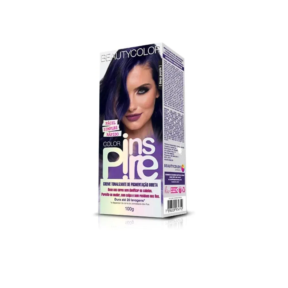 TINTURA TONALIZANTE BEAUTY COLOR INSPIRE DEEP PURPLE