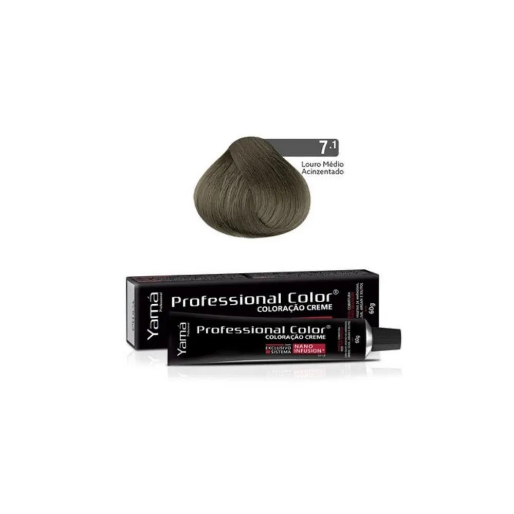 TINTURA YAMA NANO INFUSION 7.1 LOURO MéDIO ACINZENTADO