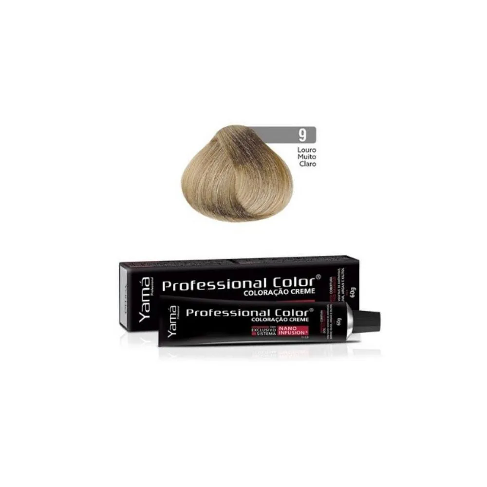 TINTURA YAMA NANO INFUSION 9.0 LOURO MUITO CLARO