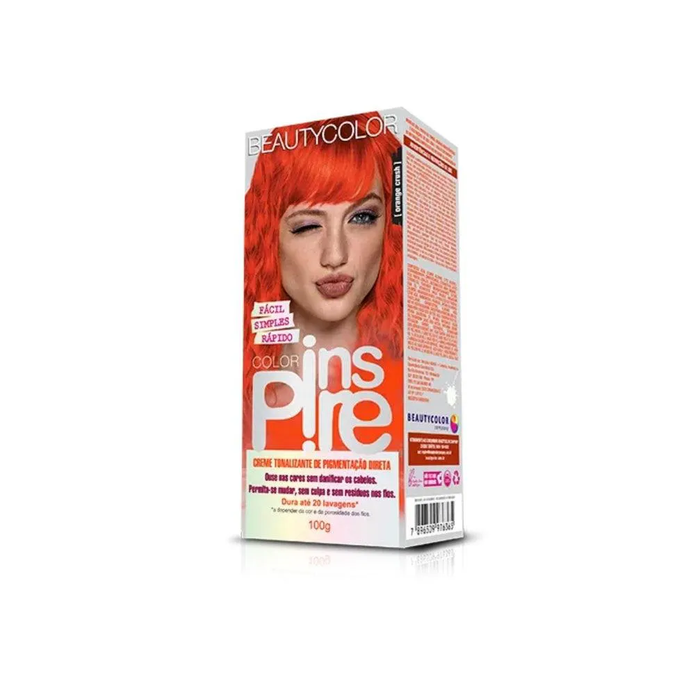 TINTURA TONALIZANTE BEAUTY COLOR INSPIRE ORANGE CRUSH