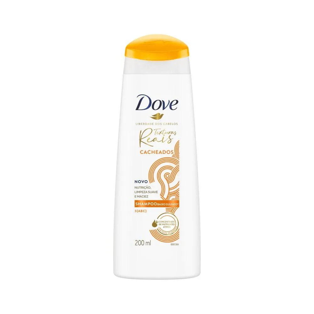 Shampoo Dove Texturas Reais Nutrição 200ml