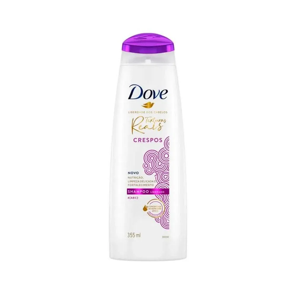 Shampoo Dove Texturas Reais Crespos 355ml
