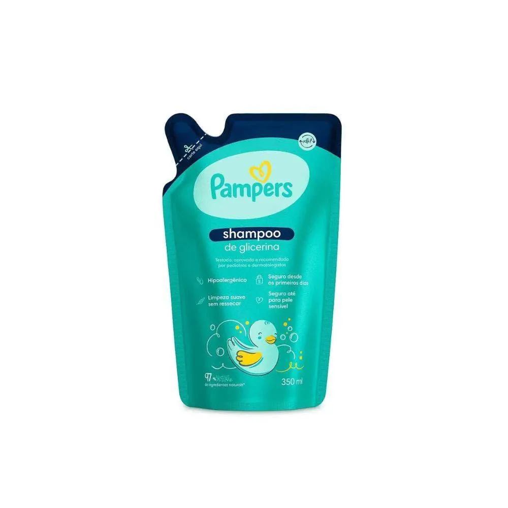 Shampoo Vegano Pampers Glicerina 350ml