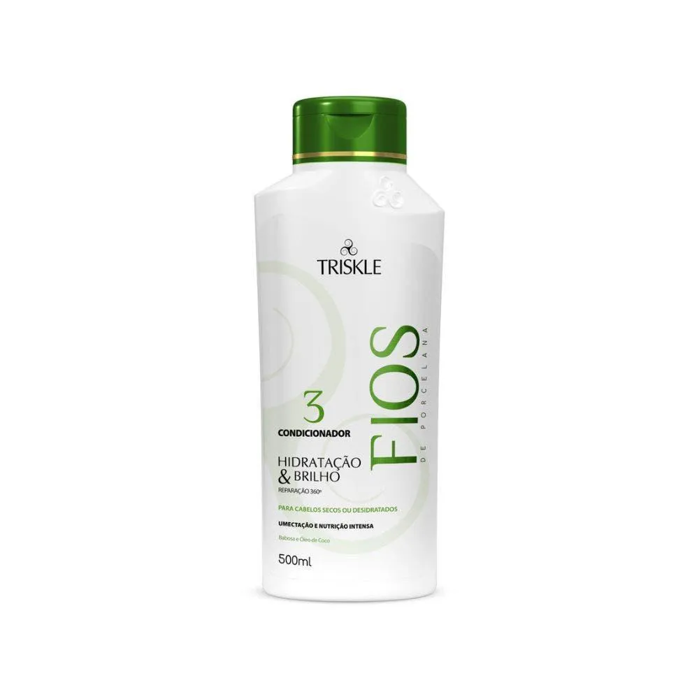 CONDICIONADOR TRISKLE HIDRATAçãO E BRILHO 500ML