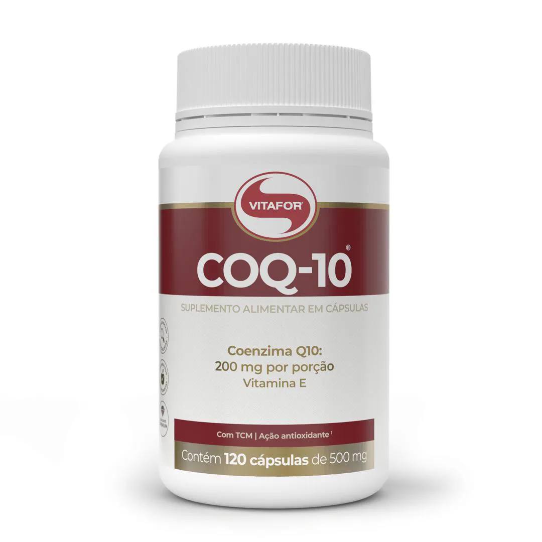 Coenzima Q10 120 Capsulas 200mg Vitafor
