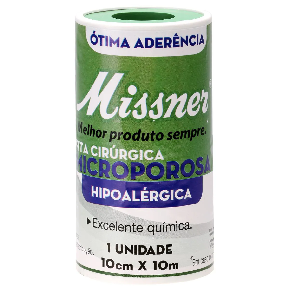 FITA MICROPOROSA BRANCA 10CM X 10M MISSNER
