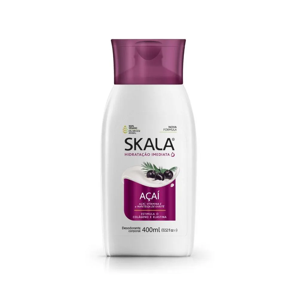 LOçãO HIDRATANTE CORPO SKALA AçAí 400ML
