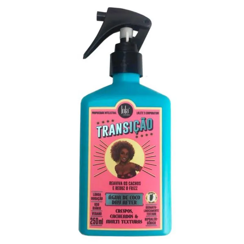 SPRAY HIDRATANTE DAY AFTER TRANSIçãO ÁGUA DE COCO LOLA COSMETICS 250ml