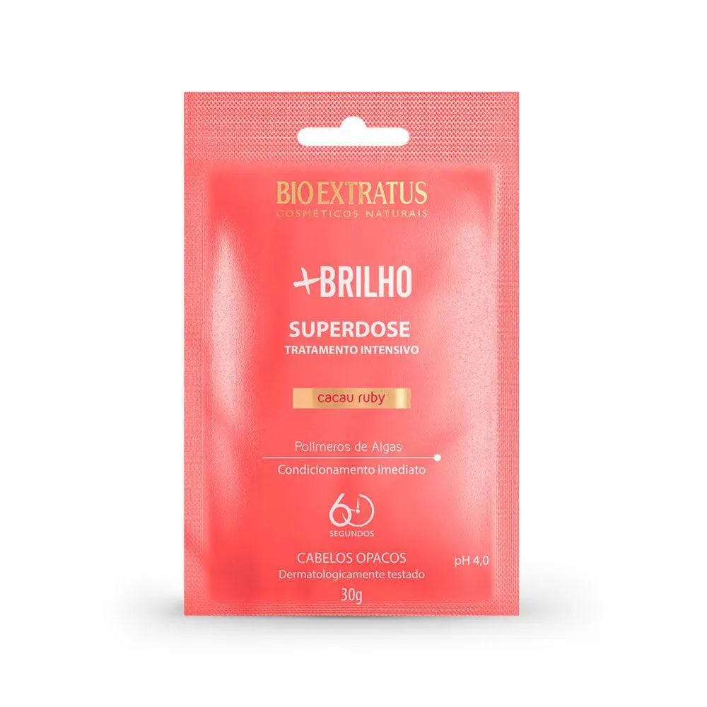 CREME TRATAMENTO CAPILAR BIO EXTRATUS DOSE MAIS BRILHO 30GR