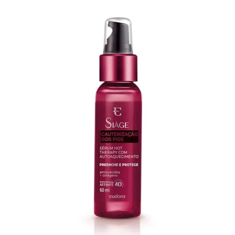 EUDORA SIAGE CAUTERIZACAO DOS FIOS SERUM HOT THERAPY 60ML