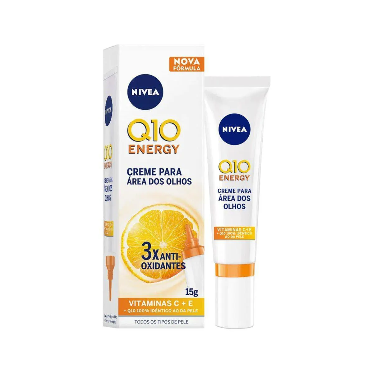 Creme Facial Nivea Q10 Energy Antissinais para os Olhos 15g