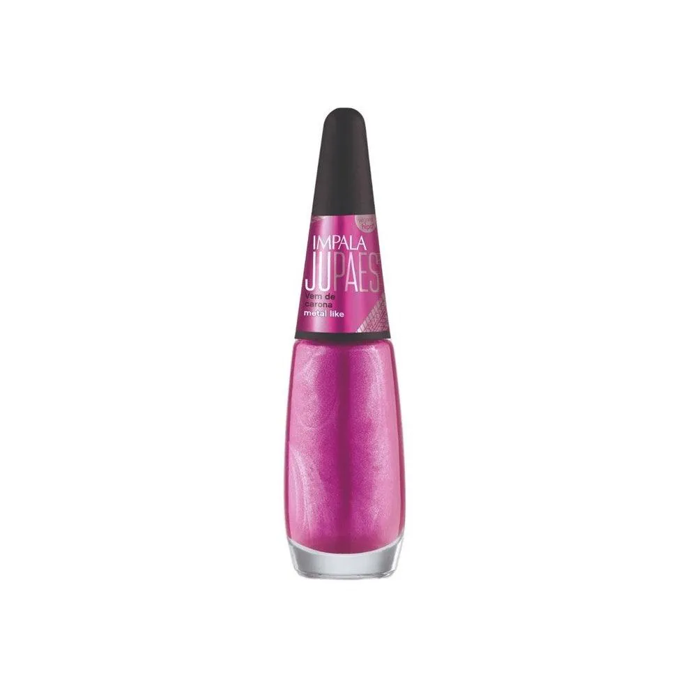 ESMALTE IMPALA JU PAES NA ESTRADA METAL LIKE VEM DE CARONA