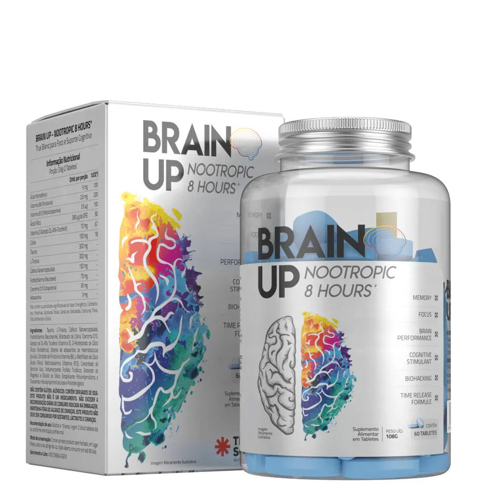 KIT 2X: TRUE BRAIN UP NOOTROPIC TRUE SOURCE 60 TABLETES