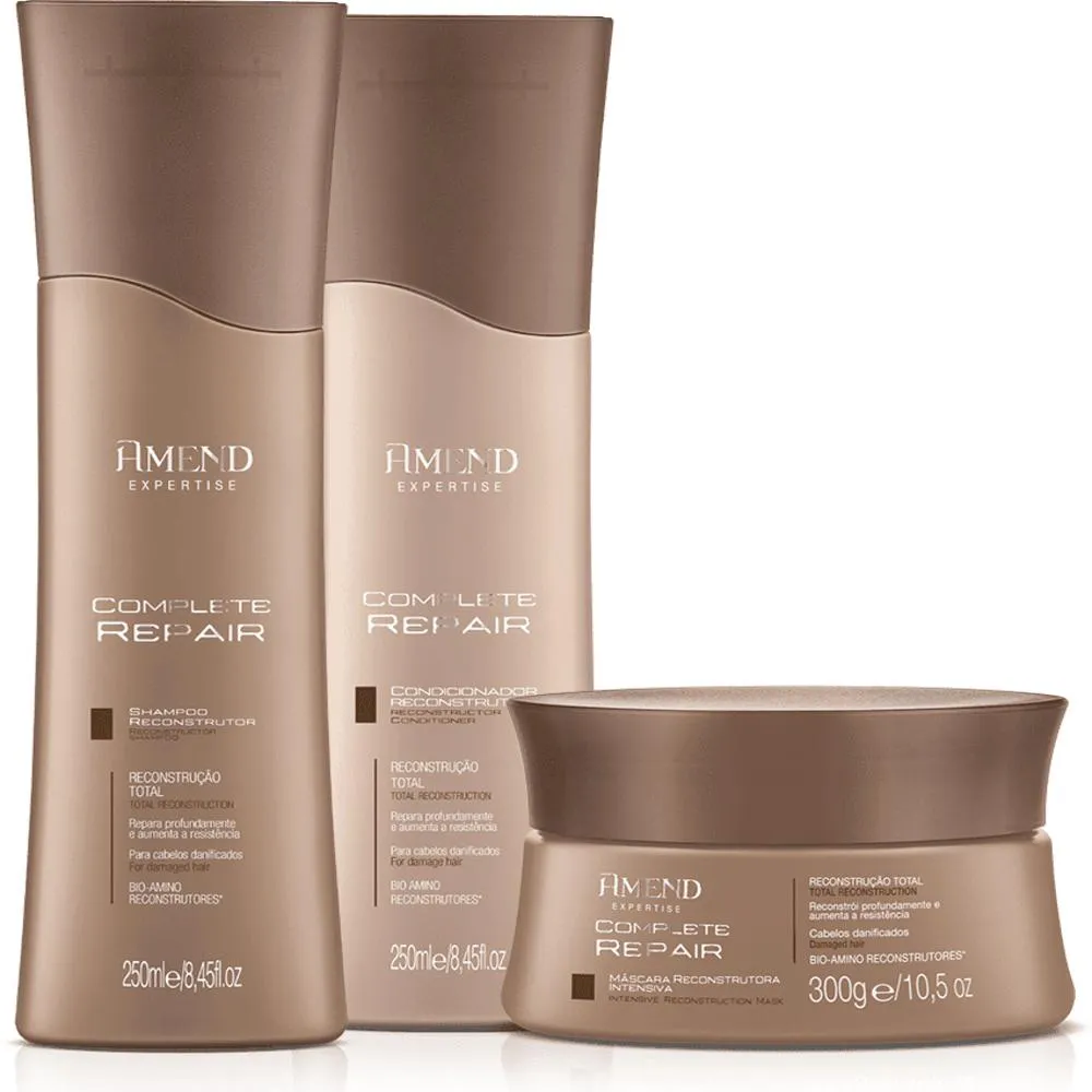 KIT AMEND COMPLETE REPAIR EXPERTISE TRIO (SH+CO+MáSCARA)