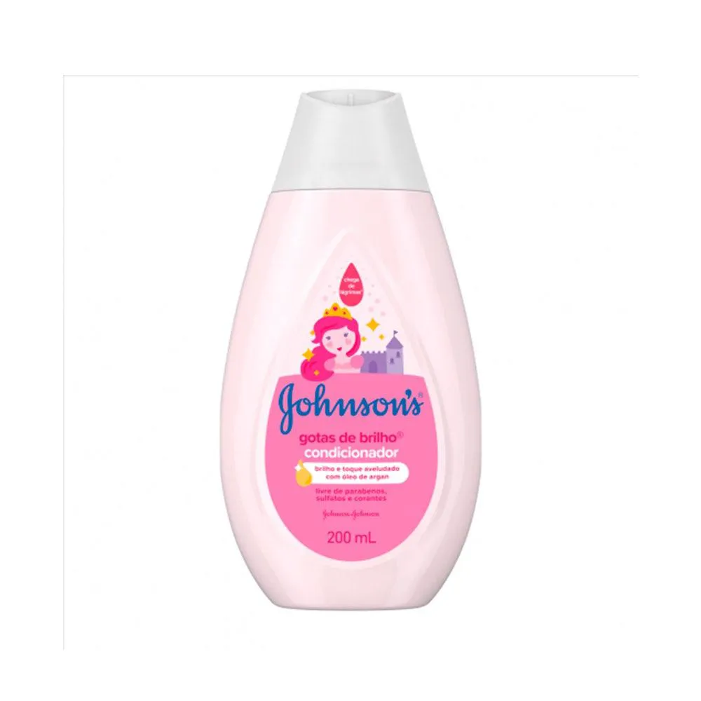 CONDICIONADOR INFANTIL JOHNSON GOTAS DE BRILHO 200ML