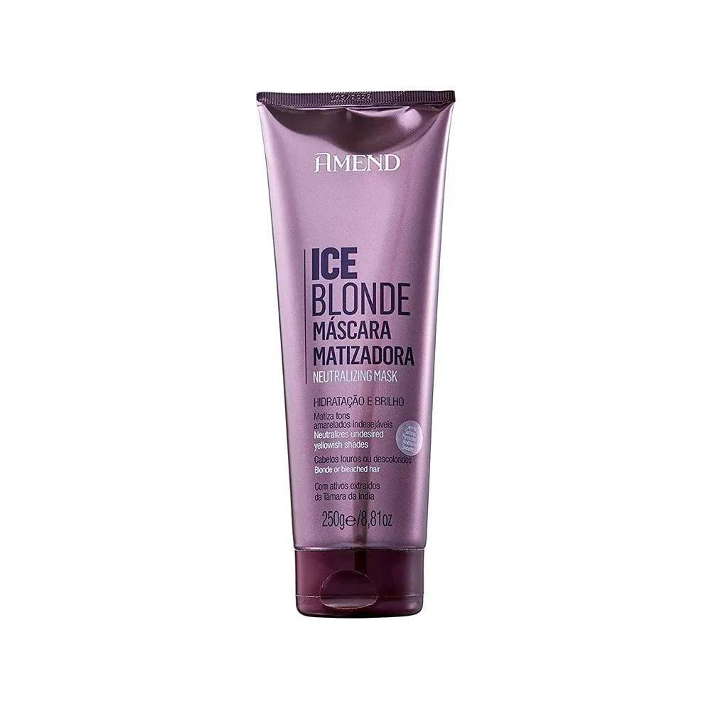 MáSCARA DE TRATAMENTO AMEND MATIZADORA ICE BLOND 250G
