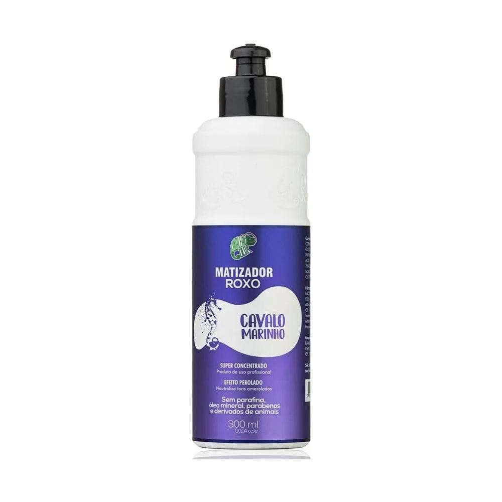MáSCARA DE TRATAMENTO KAMALEãO COLOR MATIZADORA ROXO CAVALO MARINHO 300ML