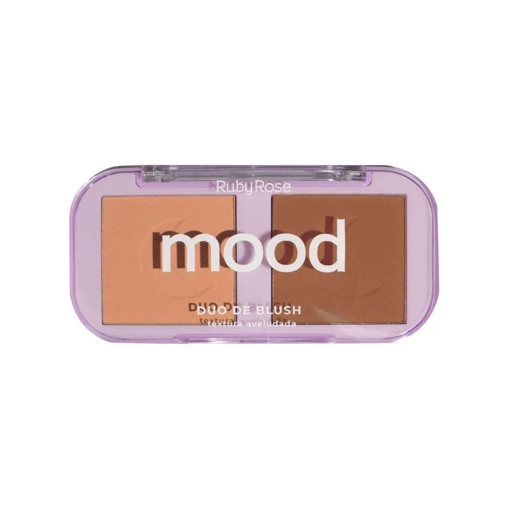 PALETA RUBY ROSE DUO BLUSH MOOD MB09/MB10