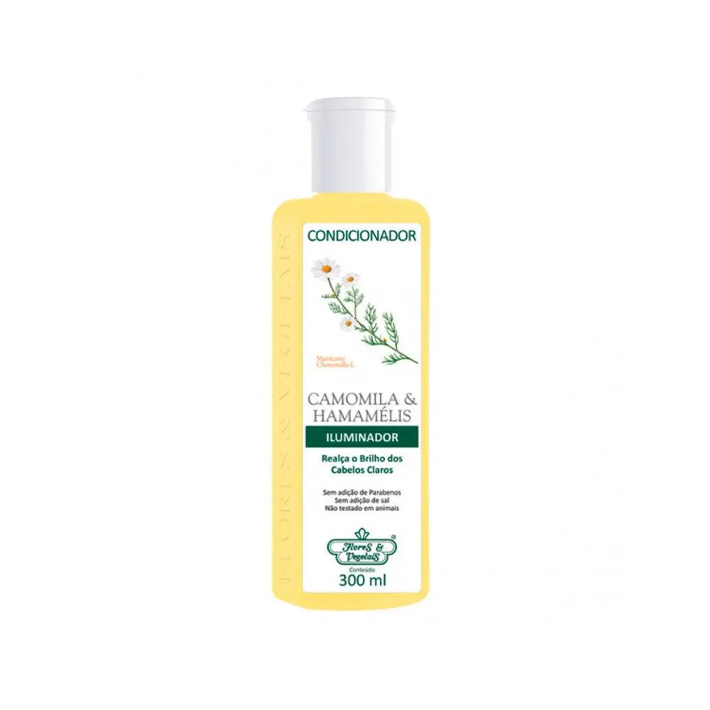 CONDICIONADOR FLORES E VEGETAIS CAMOMILA E HAMAMELIS 300ML