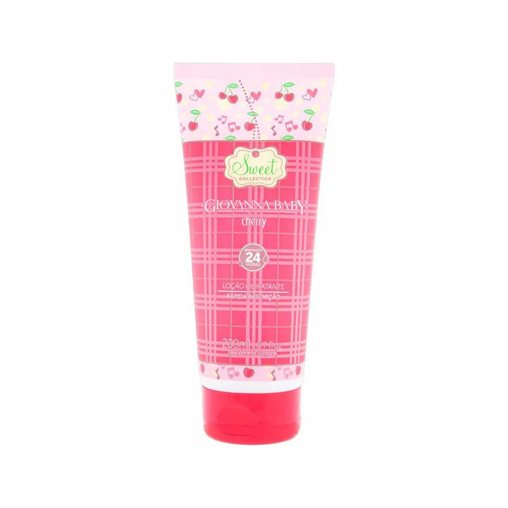 LOçãO HIDRATANTE GIOVANNA BABY CHERRY 200ML