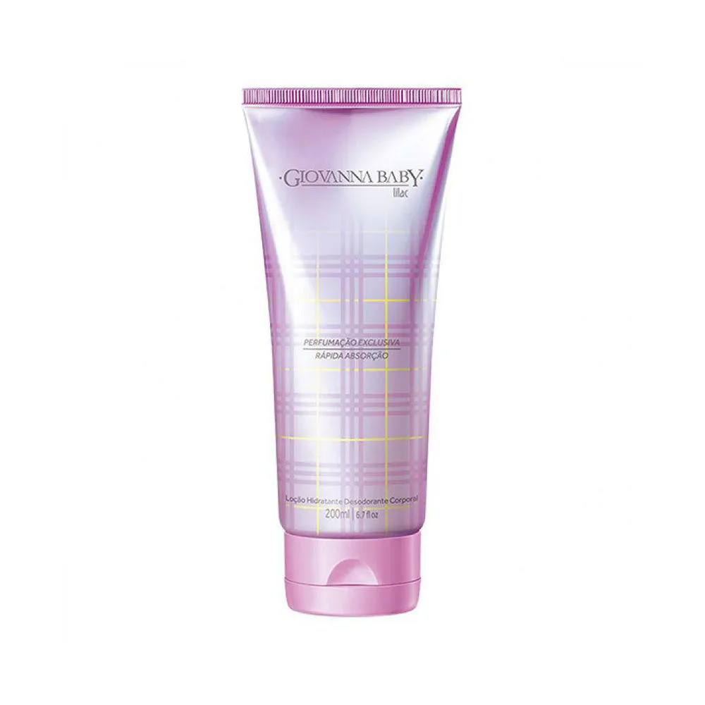 LOçãO HIDRATANTE GIOVANNA BABY LILAC 200ML