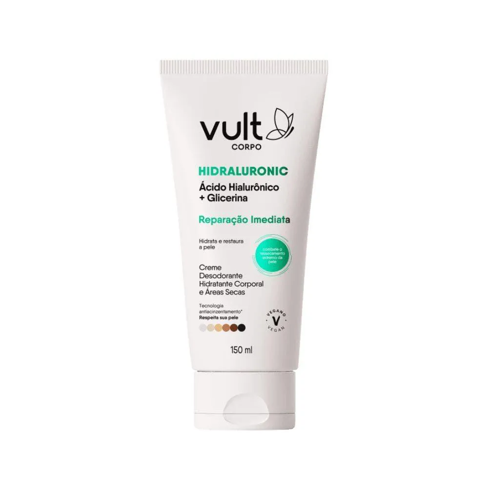 LOçãO HIDRATANTE CORPO VULT ÁREAS SECAS GLICERINA 150ML