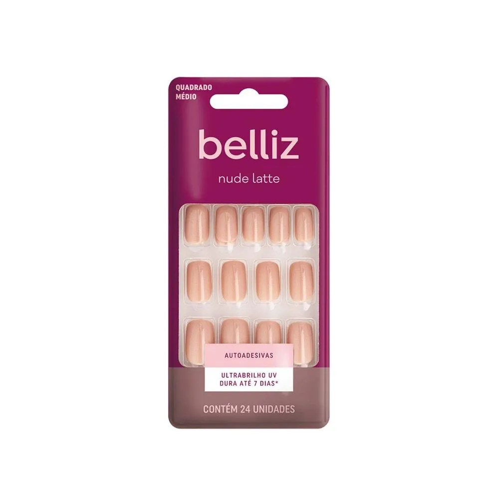 UNHAS POSTIçA BELLIZ NUDE LATTE 2292