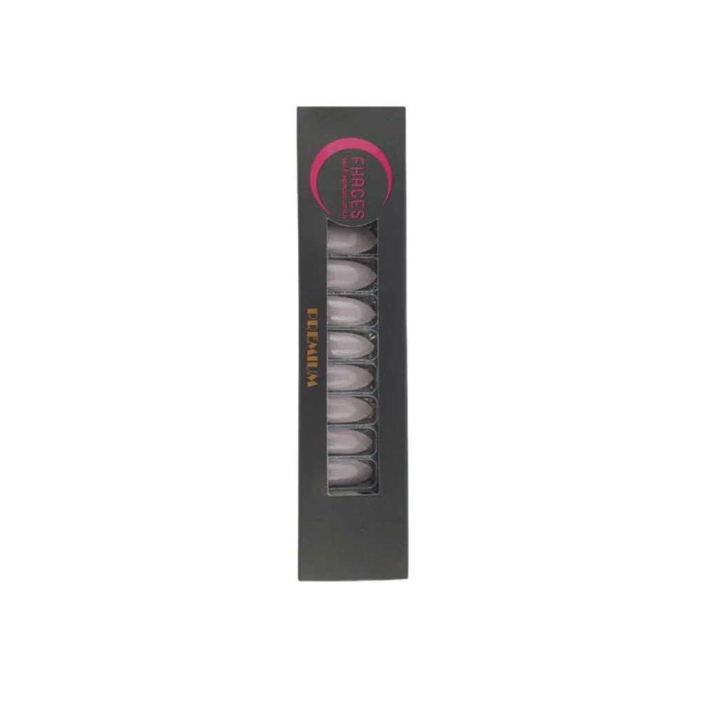 UNHAS FHACES LINHA PREMIUM STILETTO NUDE TUTU
