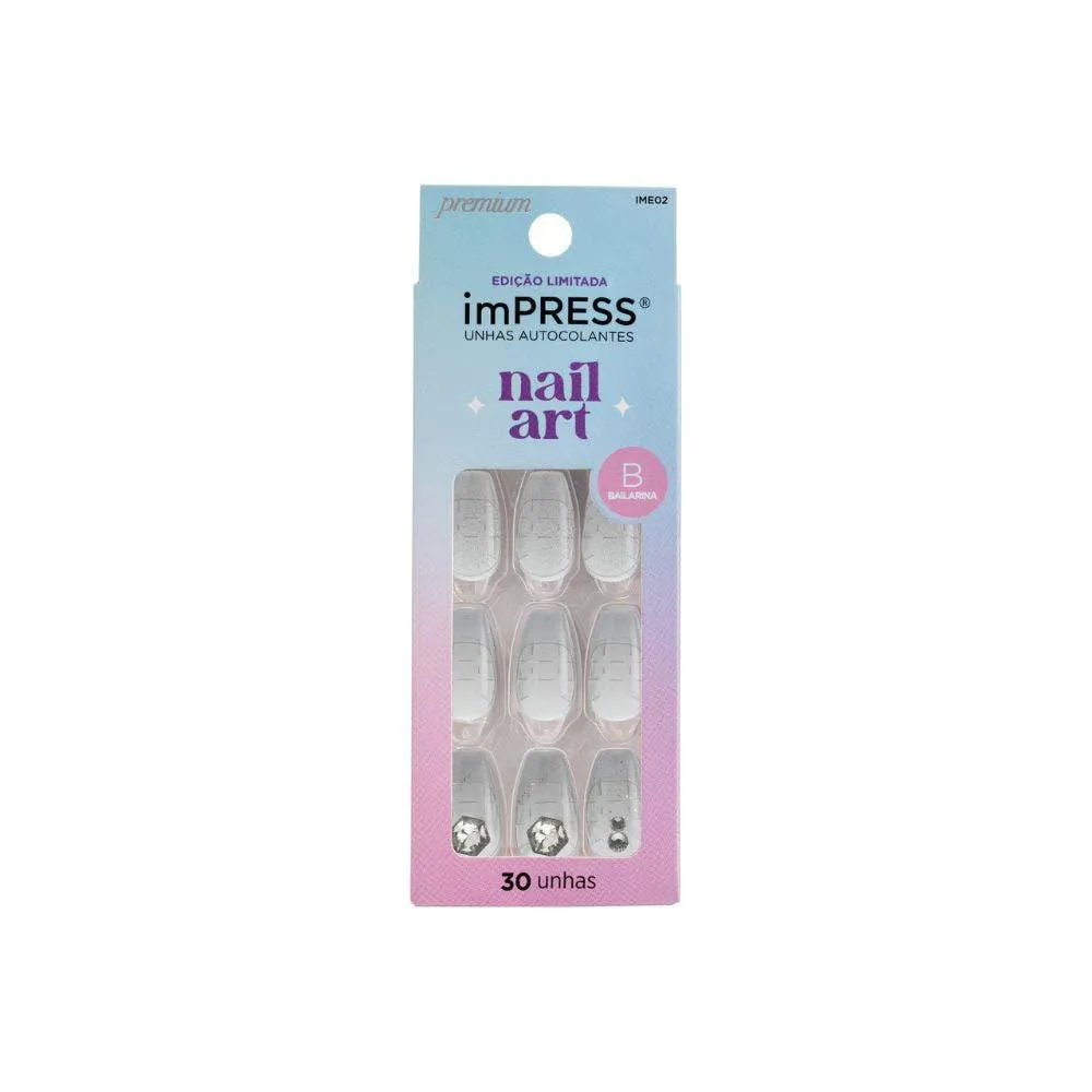 UNHA POSTIçA KISS NY IMPRESS NAIL ART LEGACY