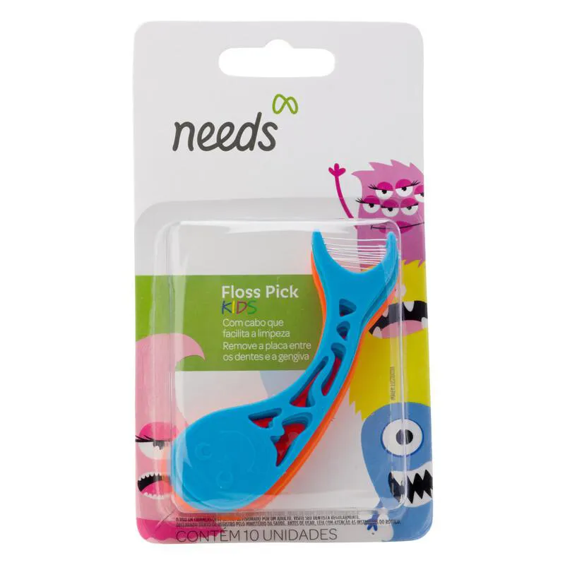 Fio Dental Needs Floss Infantil 10 unidades