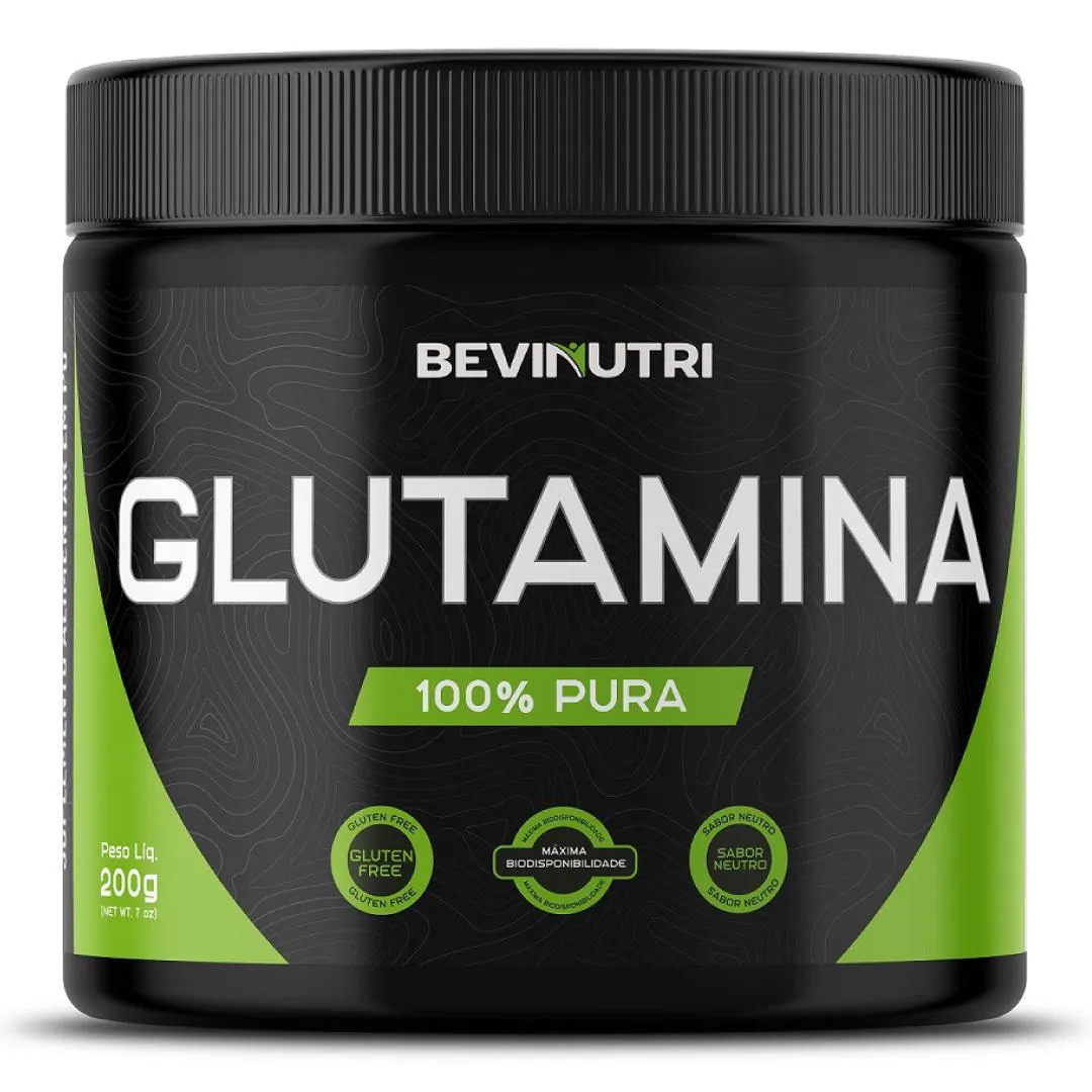SUPLEMENTO EM Pó GLUTAMINA 100% PURA GLUTAMINE 200G