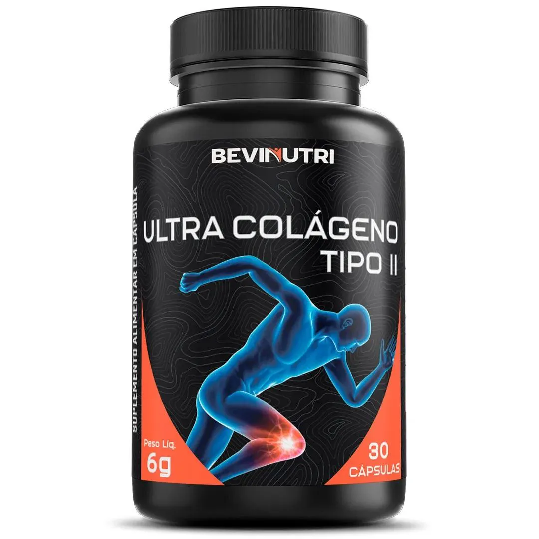 COLáGENO TIPO 2 HIDROLISADOS 30 CáPSULAS PELE ARTICULAçõES