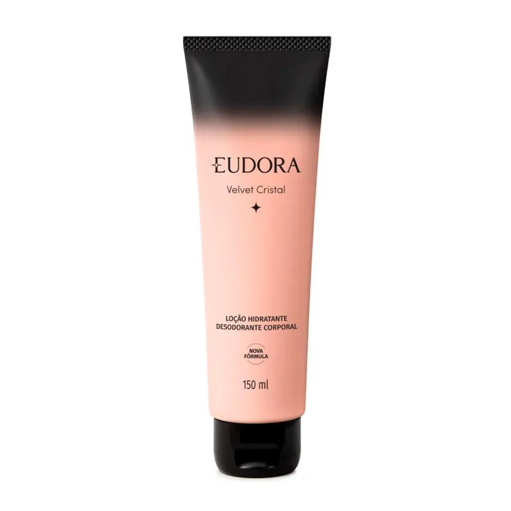 LOçãO HIDRATANTE DESODORANTE CORPORAL EUDORA VELVET CRISTAL 150ML